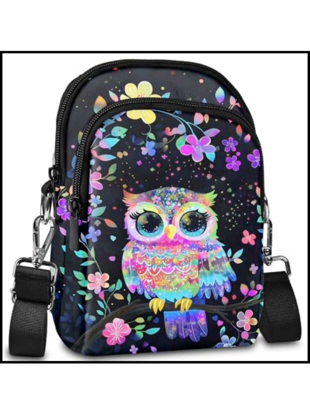 Waterproof Crossbody Purse with Card Slots Adjustable Strap